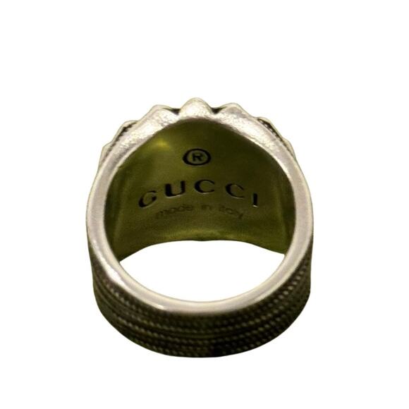Gucci Interlocking G Sterling Silver Ring3e - Picture 5 of 5